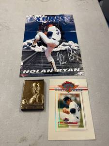lot 64322 image: Nolan Ryan lot, three pieces