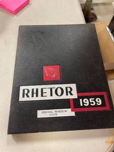 lot 64358 image: CMSU Rhetor 1959 yearbook