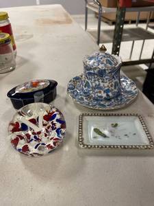 lot 64360 image: misc glassware, Qty 4 pieces