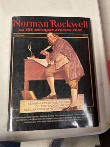 lot 64383 image: Vintage Norman Rockwell Saturday evening, post book