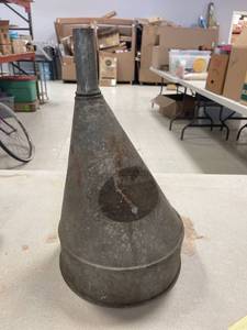 lot 64418 image: galvanized funnel