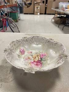 lot 64427 image: RS Prussia handpainted floral bowl