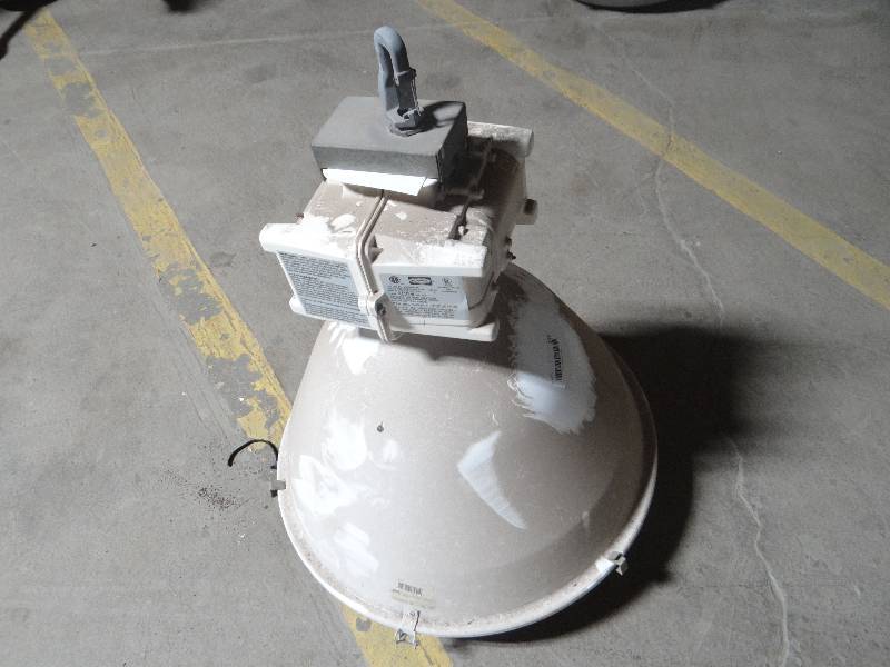 lot 154 image: Hubbel ware house light fixture.