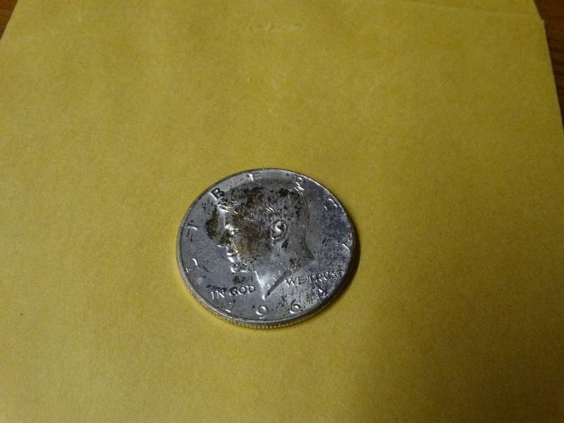 lot 544 image: 1964 Silver half dollar.