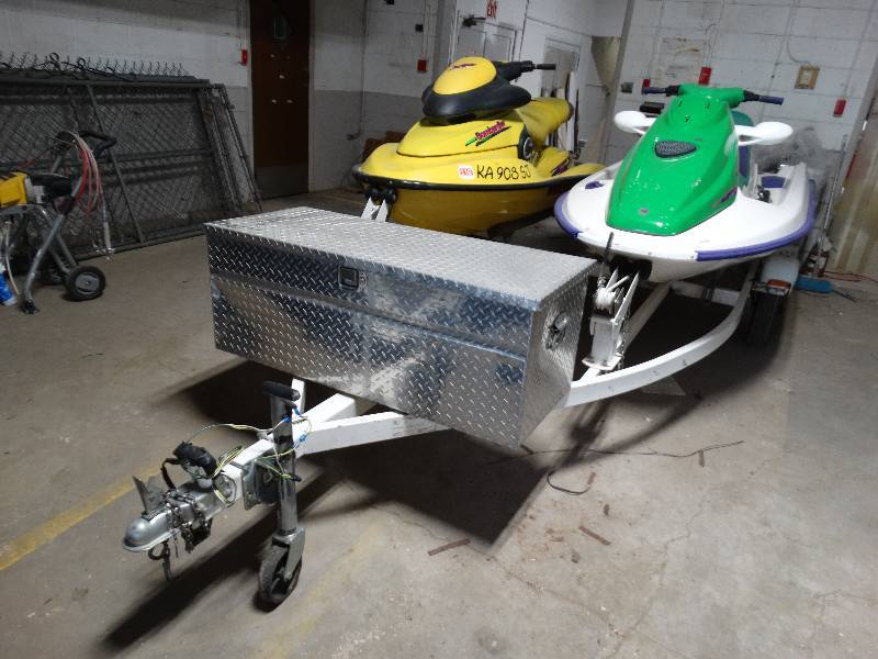 lot 103 image: 95 Sea Doo Jet Ski 97 sea Doo Jet Ski with double ski trailer