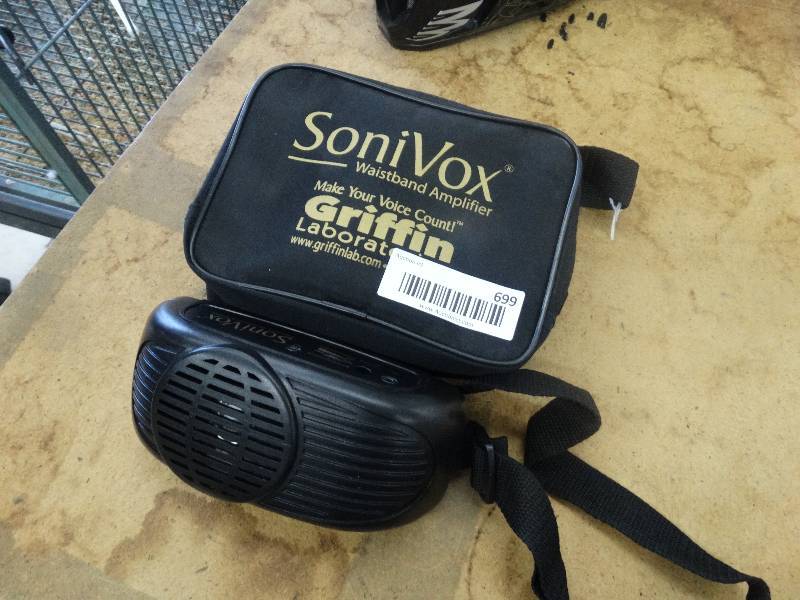 lot 699 image: SoniVox Wasteband Amplifier.