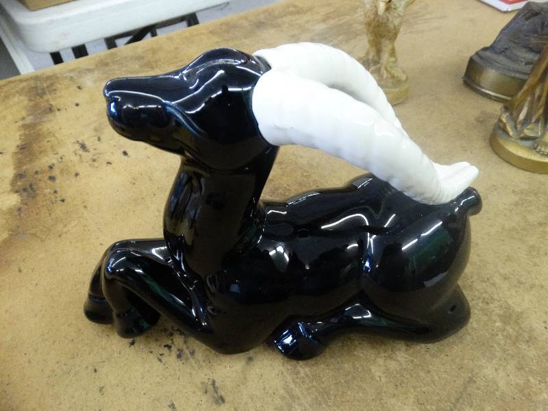 lot 701 image: Ceramic Antelope.