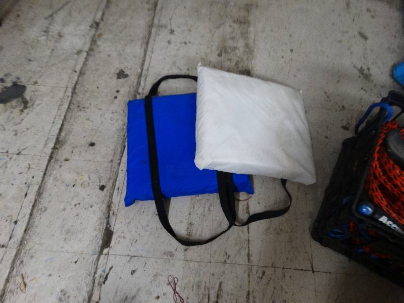 lot 124 image: 2 life saver cushions