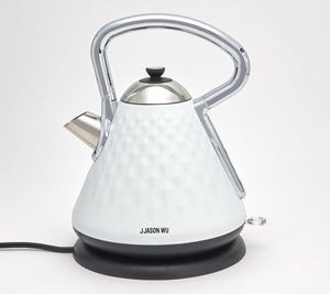 lot 11815 image: Retail - $59.98 J Jason Wu 1.7L Diamond Pattern SS Electric Kettle. USED