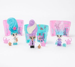 lot 11942 image: Retail - $28.39 Set of 3 Mystery Blume Dolls with Surprises