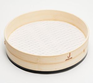 lot 12001 image: Retail - $24.98 J Jason Wu 12 Bamboo Steamer Insert wSilicone Rim & Mat