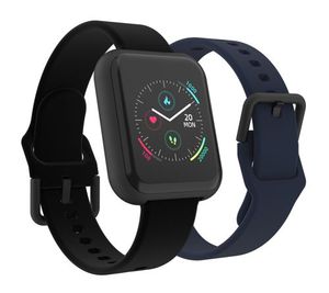 lot 12022 image: Retail - $72.59 iTouch Air 3 44mm Smartwatch with Additional Accessory Band
