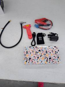 lot 12046 image: Halo Air  Bolt Portable Charger. Terrazzo