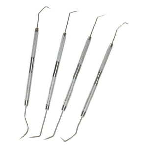 lot 12050 image: Performance Tool W80749 4pc Double Ended Pick & Hook. NOT COMPLETE SETS