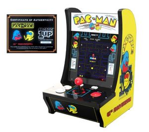 lot 12073 image: Retail - $145.19 Arcade1Up 2 Game CounterCade Special Edition Arcade Machine, Pac Man, Powers On
