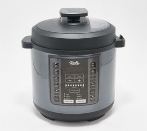 lot 12095 image: Retail - $73.25 Fissler Souspreme Black Stainless Electric 6-qt Pressure, Black