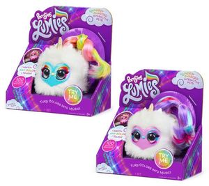 lot 12107 image: Retail - $25.00 Set of 2 Pomsies Lumies Interactive Lighted Plush Unicorns