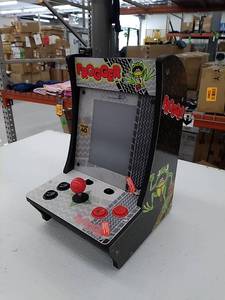 lot 12126 image: Retail - $157.25 Arcade1Up CounterCade 5 Game Retro Tabletop Arcade Machine, Model FRO-C-10176, POWERS ON