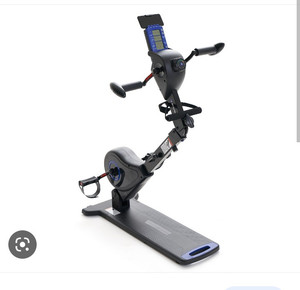 lot 12133 image: FitNation Full Body Bike, Blue, NOT COMPLETE - MISSING PEDALS