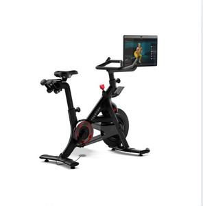 lot 10000 image: DAMAGED - Peloton Stationary Exercise Bike with Screen, Model PLTN-RB1VQ-2, SCREEN CRACKED AND DOESNT POWER ON, POWER CORD RECEIVES POWER