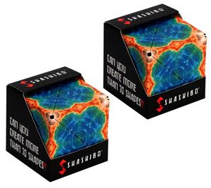 lot 11865 image: Retail - $34.00 Shashibo Set of 2 Magnetic and Transforming Puzzle Boxes, Spaced Out