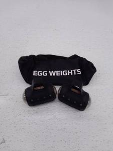 lot 11890 image: Retail - $41.12 Egg Weights Cardio Max 3-lb Handheld Weights Set