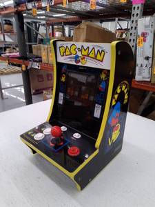 lot 11985 image: Retail - $157.25 Arcade1Up CounterCade 5 Game Retro Tabletop Arcade Machine, Model PAC-C-10178, USED, POWERS ON