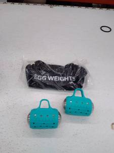 lot 12066 image: egg Weights Blue