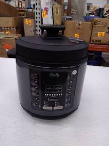 lot 12120 image: Retail - $73.25 Fissler Souspreme Black Stainless Electric 6-qt Pressure Cooker