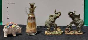 lot 38356 image: Trunks Up for the Elephants
