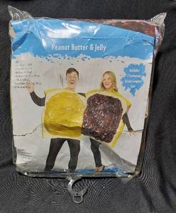 lot 38052 image: Peanut Butter & Jelly Costumes. includes 2 costumes, great for couples set