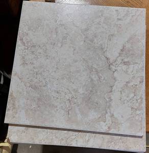 lot 38053 image: 13 Clay Floor Tile 18-34. 9 Full, 1 with sm chip and 3 with large chunks broken