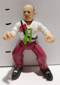 lot 38061 image: Dick Tracy, Pruneface - Coppers And Gangsters Vintage Posable Loose Action Figure Playmates 1990