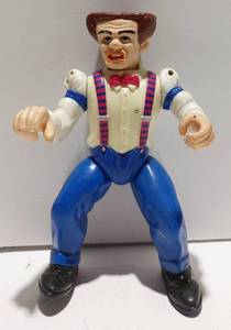 lot 38062 image: Dick Tracy, Flattop - Coppers And Gangsters Vintage Posable Loose Action Figure Playmates 1990