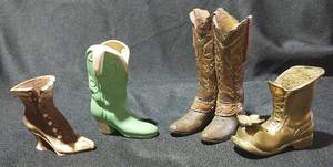 lot 38077 image: PorcelainBrass Boots