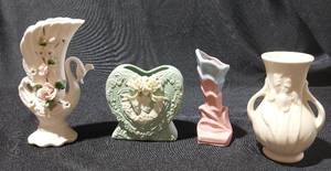 lot 38080 image: Small Decor Vases, tallest is 6-12
