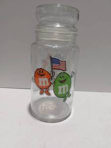 lot 38281 image: M&M Jar Commemorating the 1984 Los Angeles Olympiad