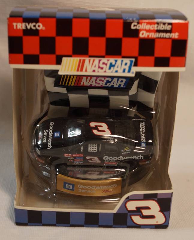 lot 8083 image: NASCAR - Collectible Ornament - DALE EARNHARDT #3 - NEW IN BOX Trevco