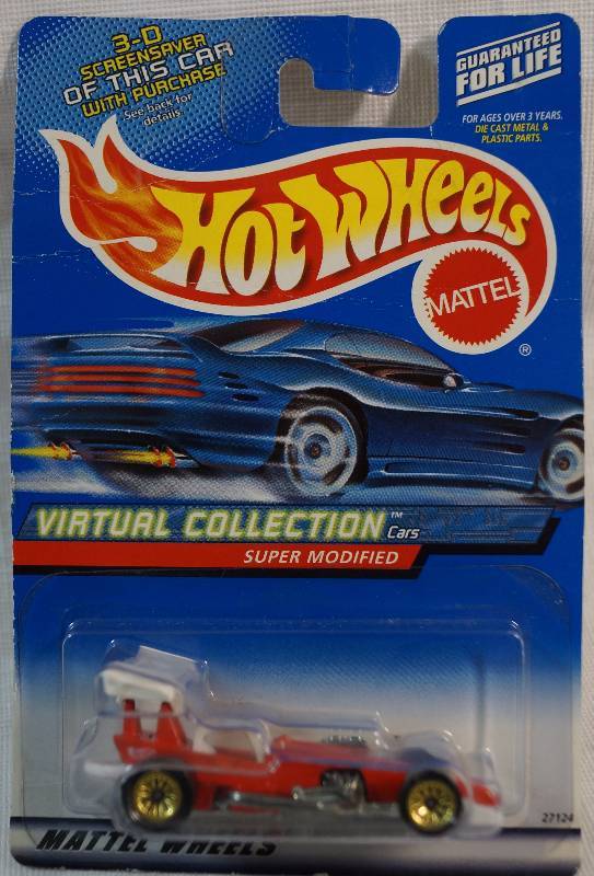 lot 8088 image: HOT WHEELS Metal Die Cast Car - Virtual Collection - Super Modified NEW IN PACKAGE 2000  158