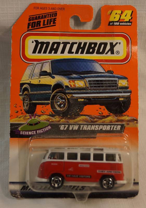 lot 8091 image: MATCHBOX #64 of 100 - 1967 VW Transporter Bus - NEW IN PACKAGE Science Fiction Collection