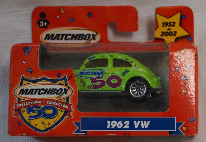 lot 8108 image: MATCHBOX - 1962 VW Bug - 1952 of 2002 - 50th Birthday Collection - NEW IN PACKAGE