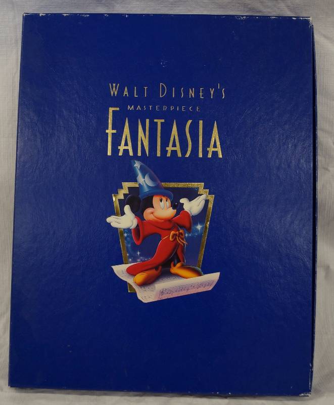lot 8039 image: Disney Fantasia Boxed Collectors set CD  VHS with storybook and lithograph - NICE