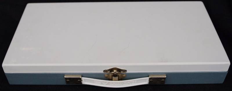 lot 8194 image: Lot of Vintage Slides in NICE Vintage Case - Some boudoir -) OLD VINTAGE Airplane photos too Hula Girls & More