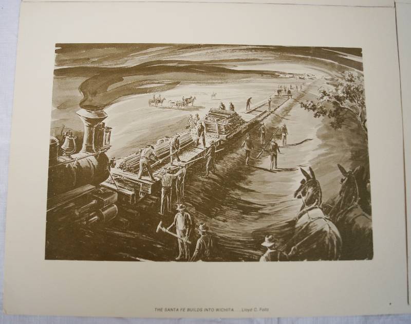 lot 8217 image: Lot of 9 Prints - Vintage Wichita  Kansas  Sedgwick County - Dont miss these. They are beautiful