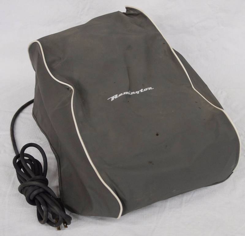 lot 8234 image: Vintage Electric Remington Adding Machine with Dust Cover