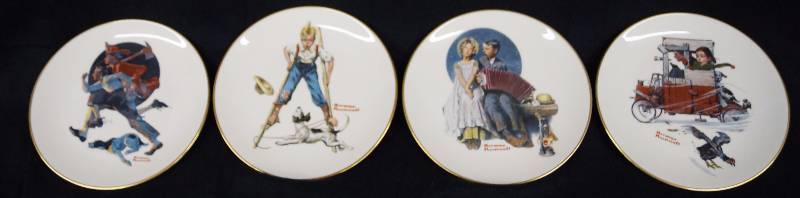 lot 8293 image: Norman Rockwell Saturday Evening Post Classics Plate Collection