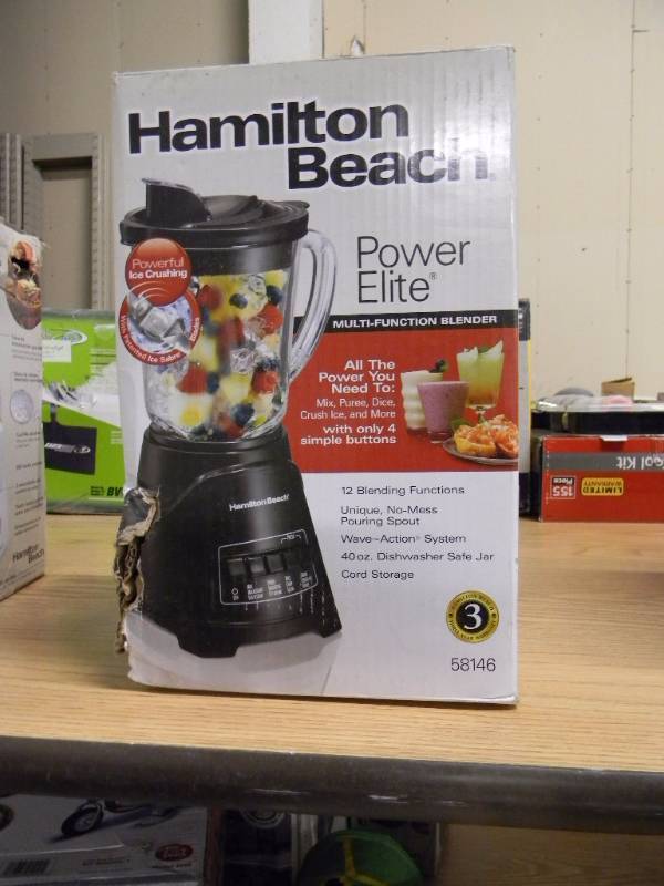 lot 7071 image: Hamilton Beach 58146 Power Elite Multi-Function Blender