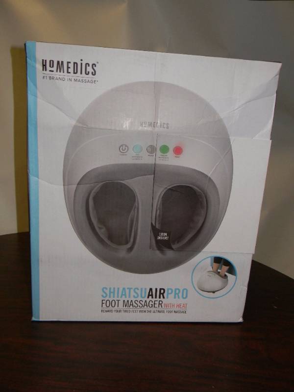 lot 7057 image: HoMedics Shiatsu Foot Massager with Heat, Air Pro