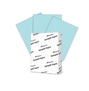 lot 3753 image: Springhill 8.5 x 11 Blue Colored Cardstock Paper, 67lb Vellum Bristol, 147gsm, 250 Sheets, Premium Lightweight Cardstock, Vellum Printer Paper with Textured Finish, NEW