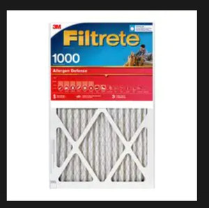 lot 3766 image: FOUR Pack Filtrete Allergen Defense Air Filter, 1000 MPR, 9845-4, 18 in x 20 in x 1 in, NEW
